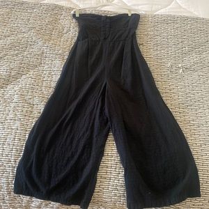 Mink Pink Black Strapless Jumpsuit